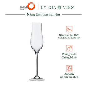 Ly Uống Rượu Brandy Stoelzle Grandezza Grappa Glass 105ml - Thiết Kế Mềm Mại, Thanh Lịch - Được Chế Tác Thủ Công - An Toàn Với Máy Rửa Chén