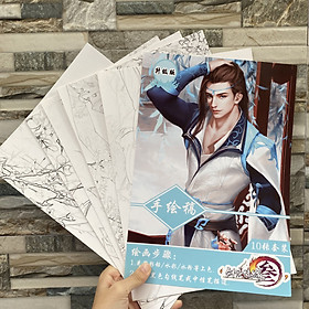 Tranh tô màu Kiếm Tam anime