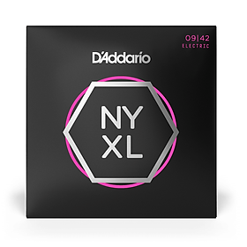 Bộ dây đàn Guitar Điện, Electric Guitar Strings - D'Addario NYXL 09-42 (NYXL0942) - Super Light - Hàng chính hãng