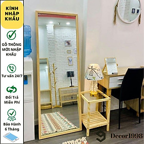 Mua GƯƠNG SOI TOÀN THÂN GƯƠNG SHOP  VUÔNG GÓC NỊNH DÁNG GỖ THÔNG NHẬP KHẨU(ẢNH TẠI XƯỞNG)