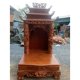 Mua Bàn thờ thổ địa  ông thần tài bằng gỗ hương kt 48×57cm