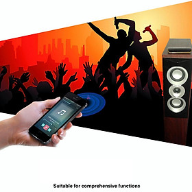 Wireless Bluetooth 4.1 Boombox AUX Audio Stereo Music Receiver Adapter Multi-functional 3.5mm Stereo Interface