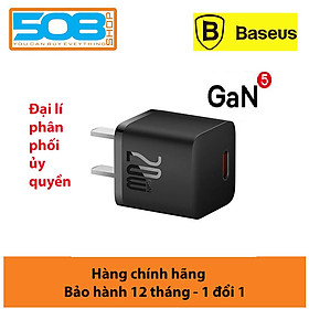 Hình ảnh Bộ sạc nhanh GaN5 20W, siêu nhỏ gọn Baseus GaN5 Fast Charger 1C 20W (PD/ QC Multi Quick Charge Support, Smart Protect) - Hàng chính hãng