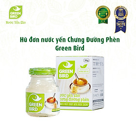 Nước Yến Chưng Đường Phèn Green Bird Bổ Dưỡng Tiện Lợi - Hũ 72g