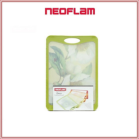 IMat-Thớt sạch Flutto S-Deco chống trượt. Thớt nhựa chứa hoạt chống kháng khuẩn Microban, an toàn với thực phẩm