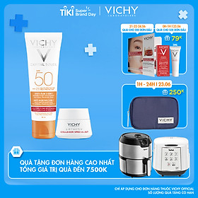 Bộ Kem Chống Nắng Ngăn Ngừa Các Dấu Hiệu Lão Hóa Vichy Capital Soleil Anti-Age
