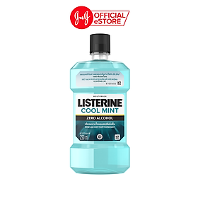 Nước súc miệng không cay giúp hơi thở thơm mát Listerine Cool Mint Zero