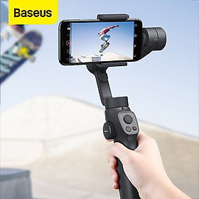 Mua Tay cầm chống rung đa năng cho điện thoại Baseus Gimbal Stabilizer ( 3-Axis Handheld   w/Focus  Pull & Zoom  Smartphone) - Hàng Chính Hãng