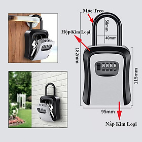 Mua Hộp Khoá LockBox Có Móc Treo KUNBE Đựng Chìa Khóa Treo Tường Cho Homestay