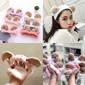 Băng Đô Cài Tóc Cừu 3D Vải Nhung Mềm Mại Dễ Thương
