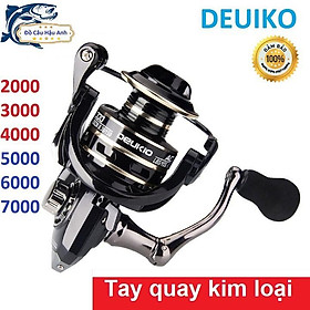 Máy Câu Cá DEUKIO AC Máy Câu Đứng Tay Kim Loại Máy Câu Cá Cao Cấp MC7