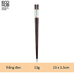 Đũa gỗ ECOHUB khảm đá 23cm (Wooden Chopsticks) E00318