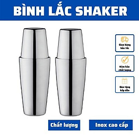Mua Bình lắc Shaker  bình Cocktail pha chế 2 mảnh Boston 50ml-500ml  dụng cụ pha chế an toàn dễ dàng sử dụng ở quán bar