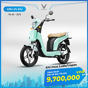 Xe máy điện VinFast Ludo Mint To Be - Phiên bản giới hạn