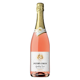 Rượu vang nổ hồng Jacob's Creek Sparkling Rose 750ml 11-13% - Không Hộp