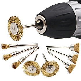 Mua Bộ 9 Chổi Đánh Gỉ Bánh Cước Công Nghiệp