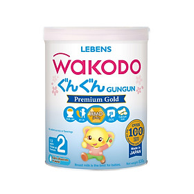 Sữa bột Wakodo GunGun 2 830g - dành cho trẻ từ 1-3 tuổi