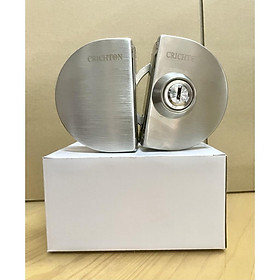 Mua Khoá kính bán nguyệt đôi cửa lùa kính cường lực 8-12mm