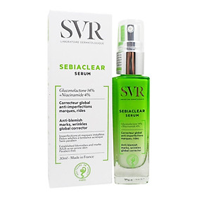 Serum giúp giảm mụn, thông thoáng lỗ chân lông, mềm mịn da SVR Sebiaclear Serum 30ml