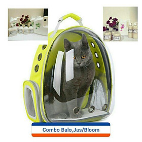 Combo balo, sữa tắm Jassmine/Bloom cho cún miu