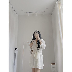 Set áo + quần tơ mềm siêu tiểu thư by samhyewear
