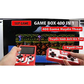 MÁY CHƠI GAME ĐIỆN TỬ 2 TAY CẦM SUP 400 TRÒ CHƠI