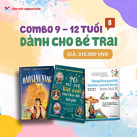 Combo: dành cho bé trai từ 9 -12 tuổi
