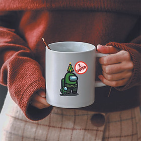 Cốc sứ IN HÌNH Among Us ver Giáng Sinh dễ thương