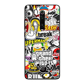 Ốp Lưng in cho Xiaomi Redmi K20 Pro Mẫu Tiểu Tiết Logo - Hàng Chính Hãng