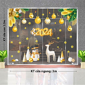 Decal trang trí NOEL 2024 combo số 83