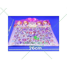 Hình dán nổi 3D - mẫu 2 tấm 30*26cm