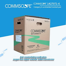 Mua Cáp Mạng CAT.6 U/UTP 24 AWG  Solid  Vỏ Xanh Dương 305M COMMSCOPE 1427071-6 - HÀNG CHÍNH HÃNG