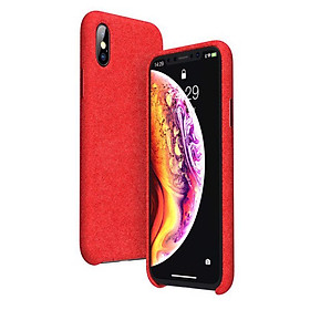 Ốp lưng bọc vải siêu mịn, chống trầy xước Baseus Original Super Fiber Case cho iPhone XS Max (New Model) - Hàng chính hãng