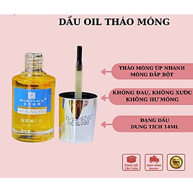 Dầu Tháo Móng Úp, Tinh Dầu Tháo Móng Đắp Bột,Đắp Gel,Móng Úp Gel ,Úp Keo Siêu Nhanh