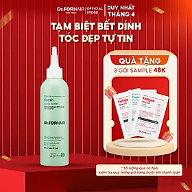 Tẩy tế bào chết cho da đầu chiết xuất thực vật giảm dầu giảm nhờn giảm mùi hôi cho da đầu Dr.FORHAIR Phyto Fresh Scalp Scaler