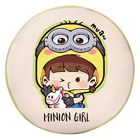 Gối tròn Cô bé minions - GOCP157