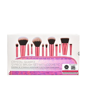 Bộ Cọ Trang Điểm 12 Cây BH COSMETICS Crystal  Quartz Brush Set