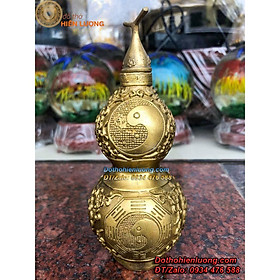 Mua Quả Hồ Lô Bát Quái Phong Thủy Bằng Đồng Cao 17cm