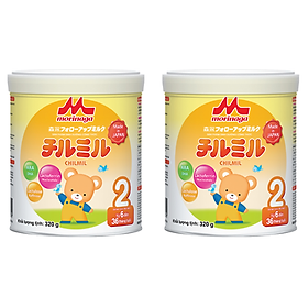 Combo 2 lon Sữa Morinaga số 2 (Chilmil) 320g (6 - 36 tháng)