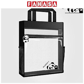 Túi Vải Học Thêm - 8009 - Trong Suốt Đen