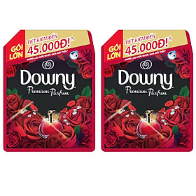 Combo 2 Túi Nước Xả Vải Downy Đam Mê (2.3L/Túi) - Công nghệ nước hoa mới - Lưu hương bền lâu