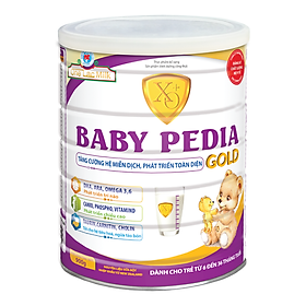 Sữa bột Xo Baby Pedia Gold 6 đến 36 tháng Onelacmilk (H/900gr)