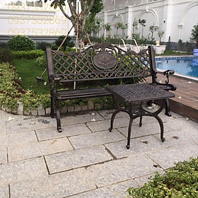 Ghế sân vườn, ghế sân thương băng dài nhôm đúc