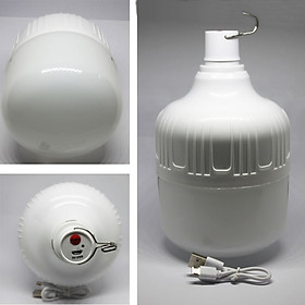 Mua BÓNG ĐÈN TÍCH ĐIỆN 100W CÓ KÈM BỘ SẠC - CÓ MÓC TREO.