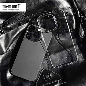 Ốp lưng siêu mỏng 0.3mm chống ố cho iPhone 15 Pro Max / 15 Pro / 15 Plus / 15 hiệu Memumi Crystal thiết kế ôm sát máy, chống sốc , chống trầy xước - Hàng nhập khẩu