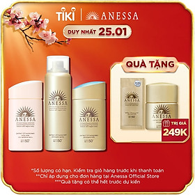 Combo Anessa chống nắng gia đình