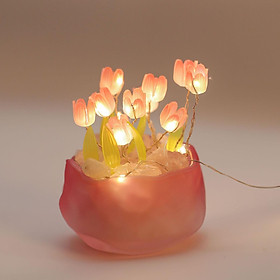 DIY  Night Light Material Pack Fake  Flower Lamp for Decoration