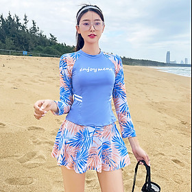 Bộ Đồ Bơi Bikini Kín Đáo Phong Cách Hàn Quốc Trẻ Trung Quyến Rũ Thời Trang Cho Nữ Đi Bơi - Đi Biển