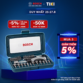 Bộ vặn vít đa năng Bosch 46 món