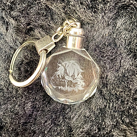 Móc khóa pha lê phát sàng ÂM DƯƠNG SƯ - OMYOJI game chibi đáng yêu dễ thương